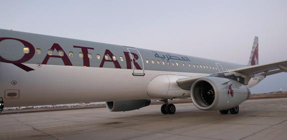 מטוס של חברת התעופה הקטארית קטאר איירווייז / צלם: רויטרס