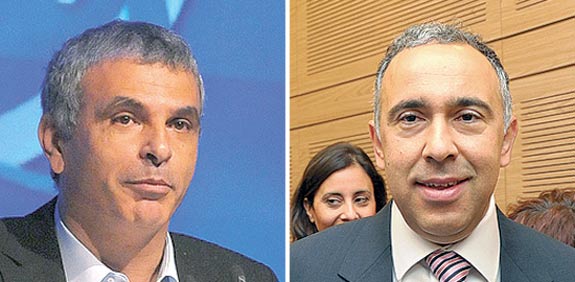 אייל גבאי משה כחלון / צילום: איל יצהר 