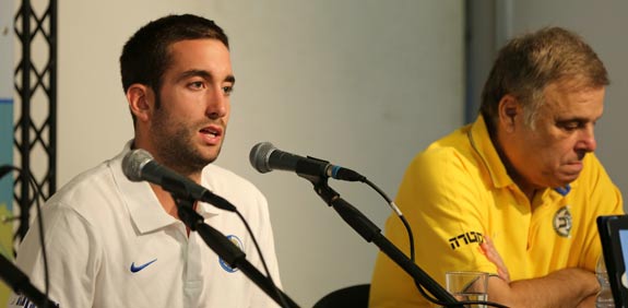 יוגב אוחיון, דייויד פדרמן, מכבי ת"א / צלם: באדיבות אתר מכבי ת"א