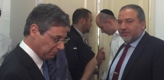 דני אילון אביגדור ליברמן / צילום: יובל יועז
