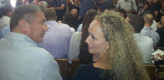 נוחי דנקנר בבית המשפט / צילום: אפרת פרץ