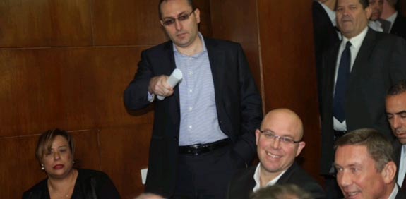 נוחי דנקנר ומוטי בן משה / צילום: מוטי קמחי