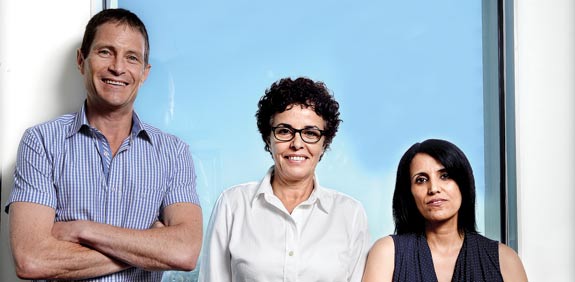 כהן-איווניר, פרמינגר ורדי / צילום: איל יצהר