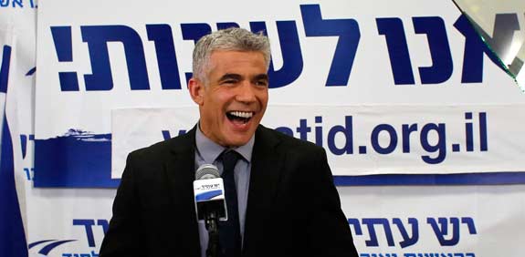 יאיר לפיד בחירות 2013 / צילום: רויטרס