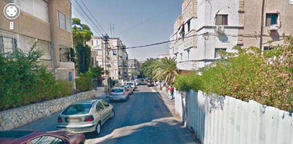 רחוב אחד העם בחיפה / צילום: גוגל סטריט וויו