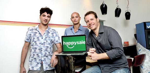 מייסדי HappySale / צילום: איל יצהר