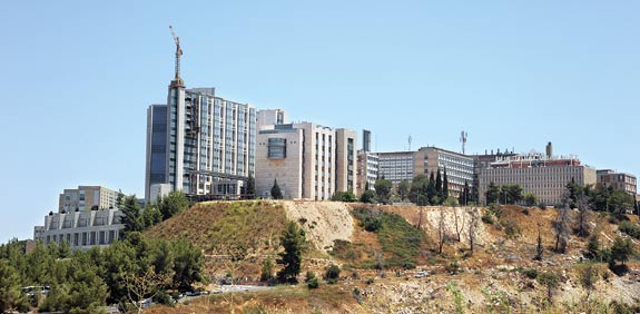 Hadassah Hospital Ein Kerem  picture: Eyal Yitzhar