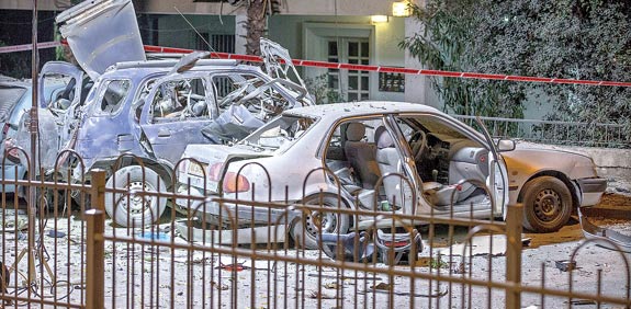 זירת הפיצוץ / צילום: טל שחר, ידיעות אחרונות