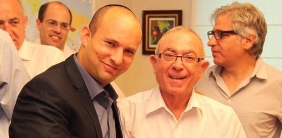 דני חן והשר נפתלי בנט / צילום: סבין שטראובר