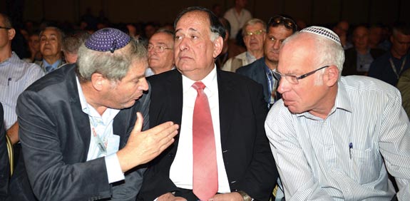 אורי אריאל יונה יהב ובנצי ליברמן / צילום: תמר מצפי