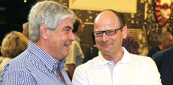 יורם טורבוביץ', עמי אראל, מועדון הסרט הטוב של קהילת אאודי / צילום: ערן יופי כהן