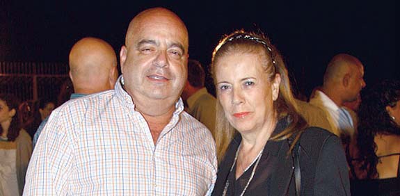 נעמי ואבי שומר, תצוגת אופנה של גולברי באמפי קיסריה / צילום: אסף לב
