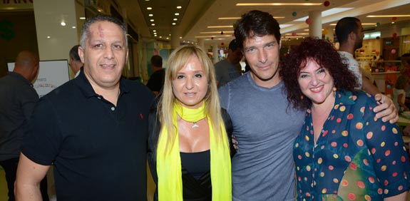 מריומה בן יוסף, אמיר גיא, קרן קורינלדי ושלומי גבאי / צילום: אביב חופי