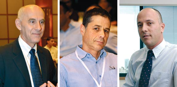 גיורא סרצ'נסקי אמיר הסל עודד שריג / צילום: תמר מצפי
