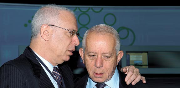 אריה מינטקוביץ חיים כצמן / צילום: איל יצהר