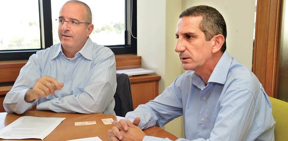 יורם בונן  ועופר גזית יפנאוטו / צילום: תמר מצפי