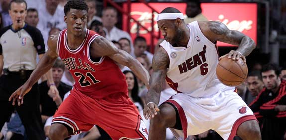 מיאמי היט מול שיקגו בולס (NBA) / צלם: רויטרס