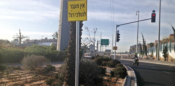 כיכר וולפסון בכניסה לחולון / צילום: מירב מורן