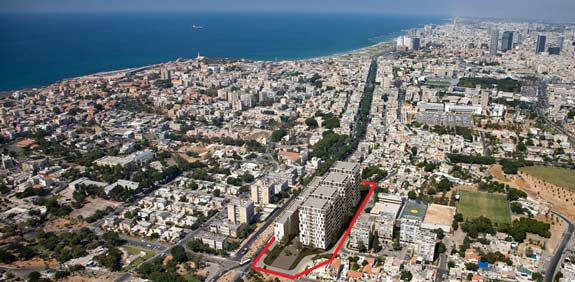 פרויקט יפו בשדרה  של היזמים בולווארד וטרה / צילום: אופק צילומי אויר