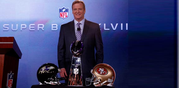 הקומישינר של ה-NFL רוג'ר גודל / צלם: רויטרס