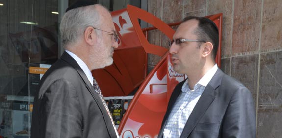 אדוארדו אלשטיין  ומוטי בן משה / צילום: תמר מצפי