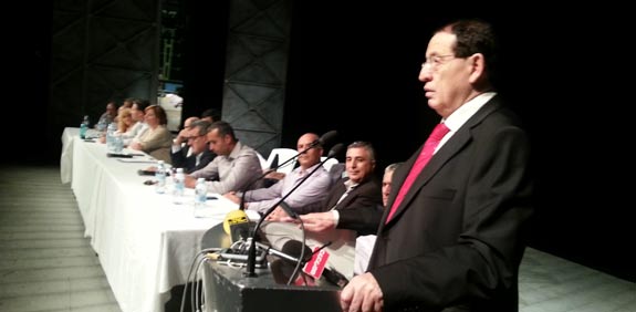 אסיפת עובדי דיסקונט  / צילום: תמר מצפי