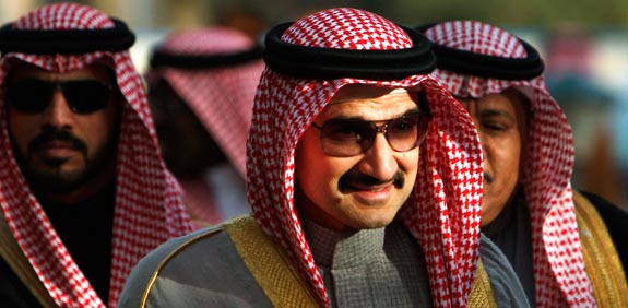 אל-וואליד בין טלאל אל-סאוד, חבר משפחת המלוכה של ערב הסעודית / צלם: רויטרס