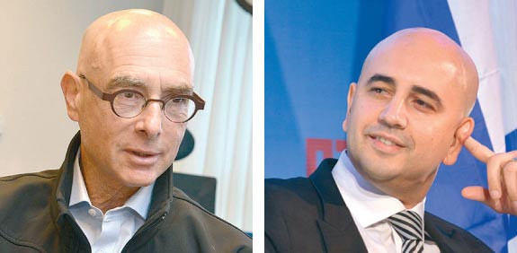 חגי בדש ויוסי בן שלום / צילום: תמר מצפי