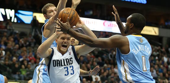 גל מקל במדי דאלאס מאבריקס NBA / צלם: רויטרס