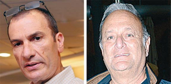 איציק שרם וצחי אפלויג / צילום: תמר מצפי ויוסי כהן