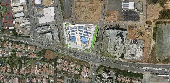Planned new Ra'anana Mall 