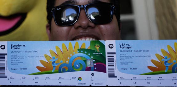 כרטיסים למונדיאל 2014 בברזיל / צלם: רויטרס