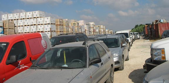 חניון טסים בכפר טרומן / צילום: באדיבות משרד המשפטים