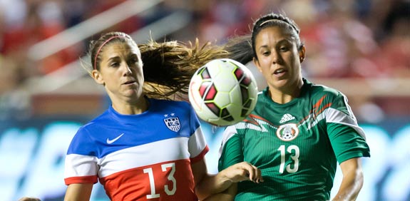 כדורגל נשים, נבחרת מקסיקו מול ארה"ב / צלם: רויטרס