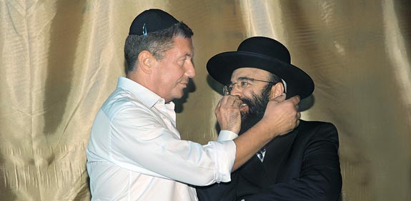 הרב איפרגן ונוחי דנקנר / צלם איל יצהר
