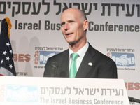 ריק סקוט מושל פלורידה / צלם:  תמר מצפי