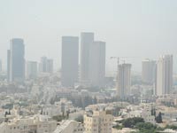 אובך וזיהום אויר בתל אביב / צלם: תמר מצפי