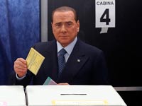 סילביו ברלוסקוני בחירות באיטליה / צילום: רויטרס