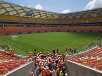 האצטדיון במנאוס שיארח את מונדיאל 2014 בברזיל / צלם: רויטרס