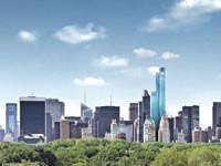 הדמיית פרויקט One 57 של אקסטל במנהטן / צילום: מצגת החברה 