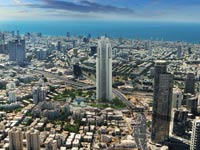 פרויקט Hi Tower רמת גן, הדמיה/ישר אדריכלים 