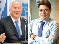 אופיר אקוניס ובנימין נתניהו / צילומים: תמר מצפי ואיל יצהר