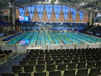 בריכת מכון וינגייט אליפות אירופה בשחייה 2015 / צילום: איגוד השחייה בישראל
