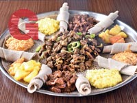 אוכל אתיופי / צילומים: מיכל רביבו