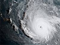הוריקן אירמה / צילום: NOAA, רויטרס
