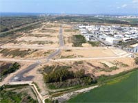 הקרקע באזור התעשיה עמק חפר  / צילום: יחצ