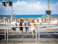 תיירים בתל אביב./ צילום: שלומי יוסף