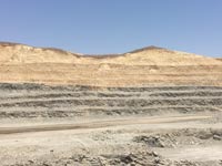מכרה פצלי שמן במישור רותם בנגב /צילום: שותפות רא"מ