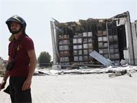 מפעל שנהרס ברעידת אדמה באיטליה / צילום: רויטרס