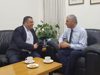 פגישת כחלון-ליאון / צילום: פרטי